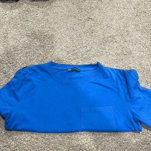 Zara blue tshirt